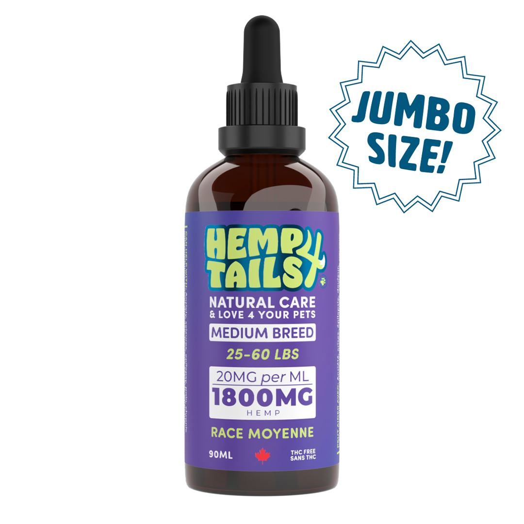 Hemp4Tails Medium Breed Tinctures 90 ML